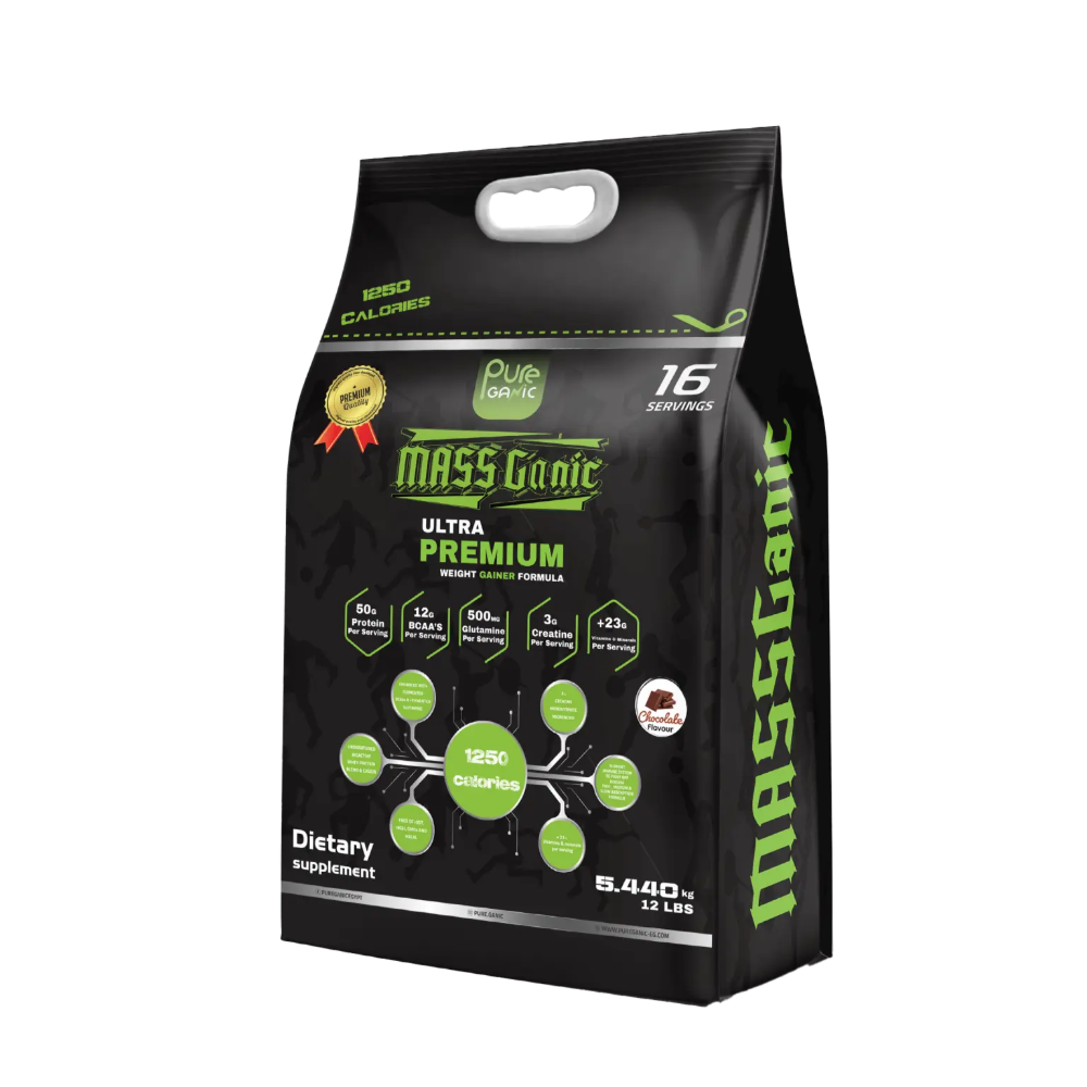 PureGanic, Mass Ganic, 5.4kg, 16 Servings