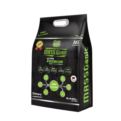 PureGanic, Mass Ganic, 5.4kg, 16 Servings