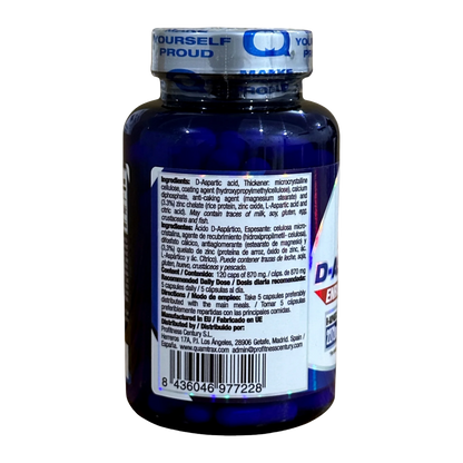 Quamtrax, Daa With Zinc, 120 Capsules, 24 Servings
