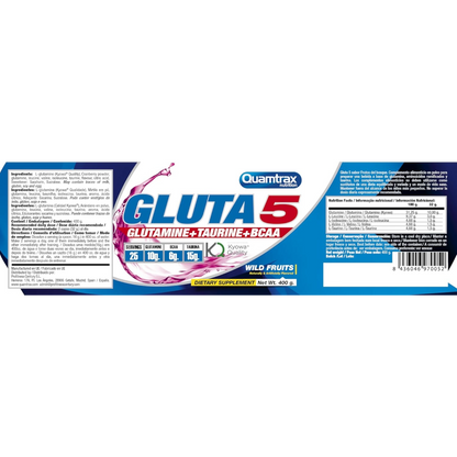 Quamtrax, Gluta 5, 400g, 25 Servings