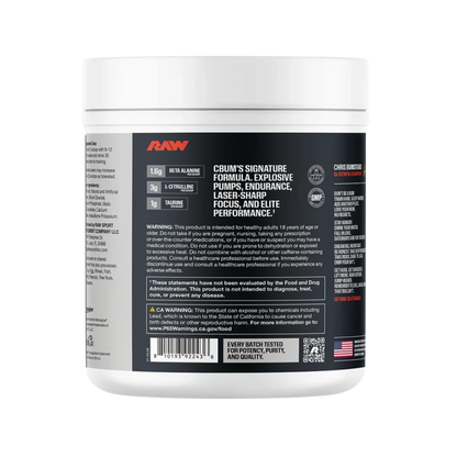 Raw Nutrition, Thavage Pre-Workout, 505g, 40/20 Servings