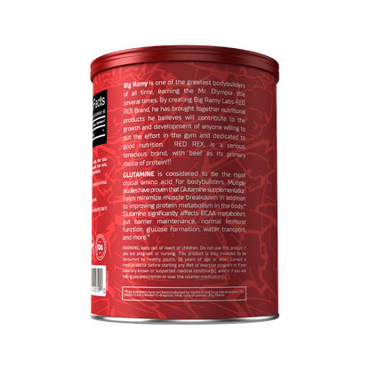 Red Rex, Glutamine, Unflavored, 300G, 60 Servings
