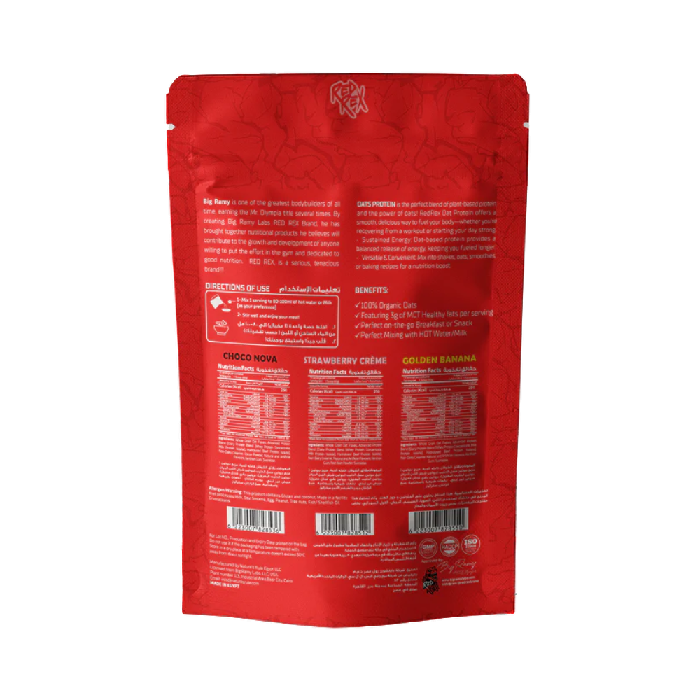 Red Rex, PROTEIN OATS, 900g, 15 Servings