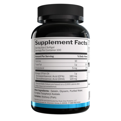 Rule One, Fish Oil, 100 Softgels, 100 Servings