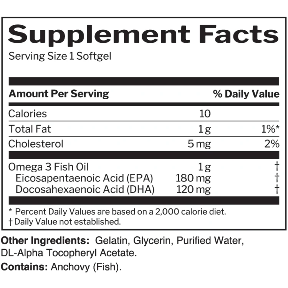 Rule One, Fish Oil, 100 Softgels, 100 Servings