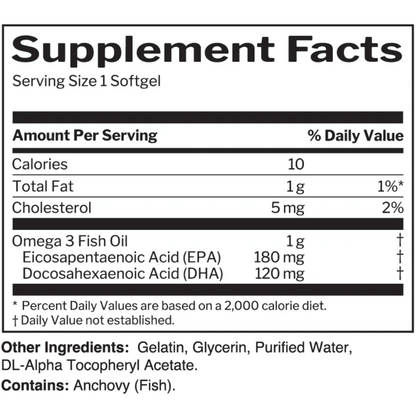 Rule One, Fish Oil, 100 Softgels, 100 Servings