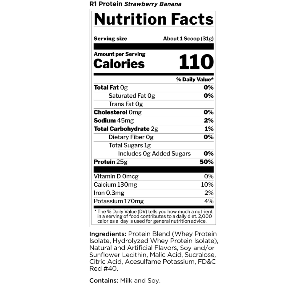 Rule One, Protein Whey Isolate, 2.28kg, 76 Servings