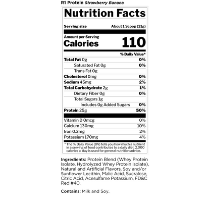 Rule One, Protein Whey Isolate, 2.28kg, 76 Servings