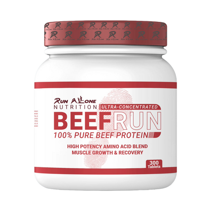Run Alone Nutrition, Beef Amino, 300 Tablets, 100 Servings