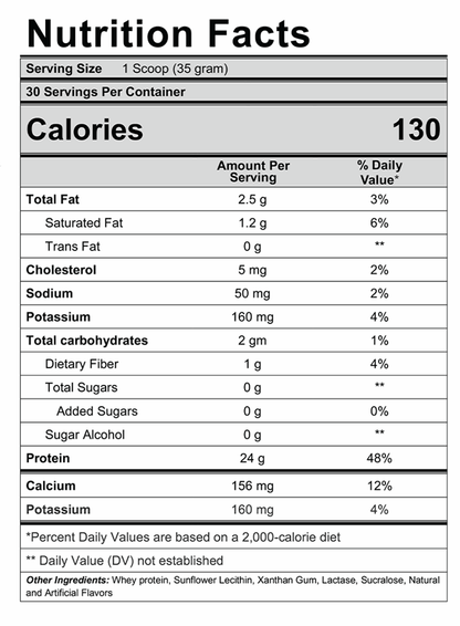 Run Alone Nutrition, Whey Run, 1.05kg, 30 Servings