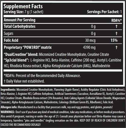 Scitec Nutrition, Pow3rd! 2.0 Pre-workout, 350g, 50 Servings