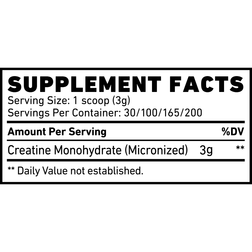 Skeleton Nutrition, Creatine Monohydrate, 90g, 30 servings