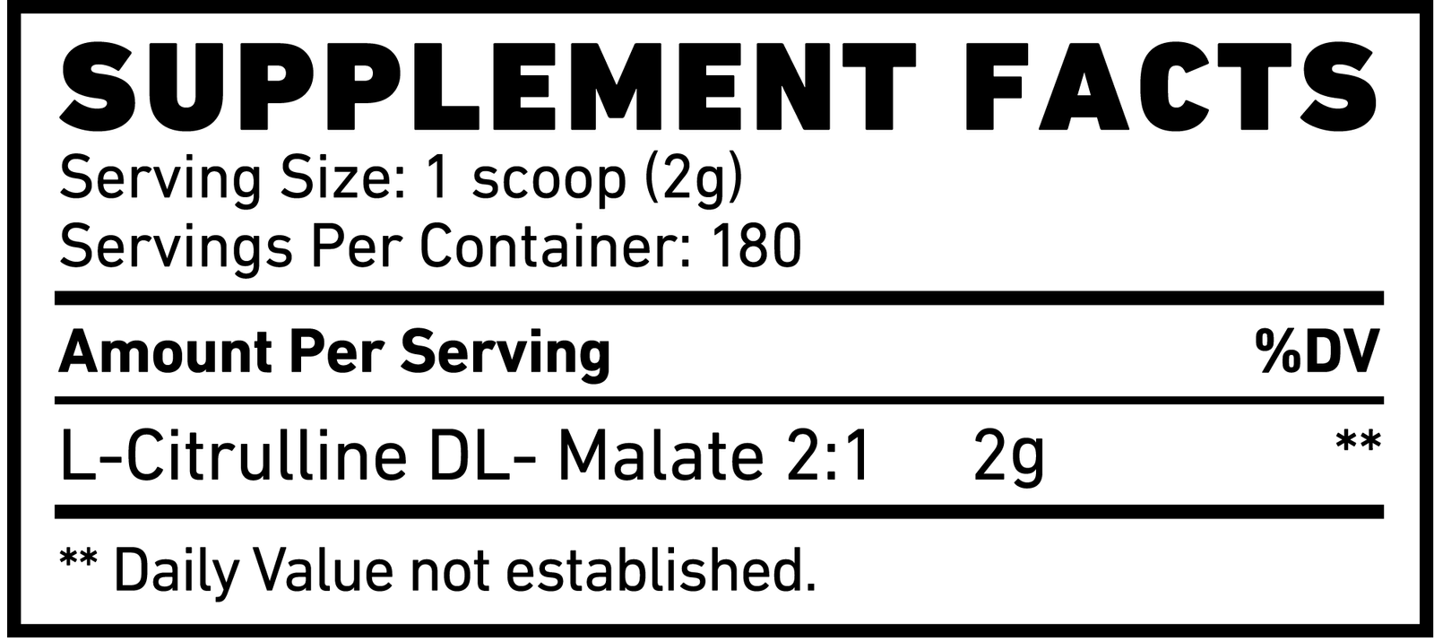 Skeleton Nutrition, L-Citrulline Malate, 360g, 180 Servings