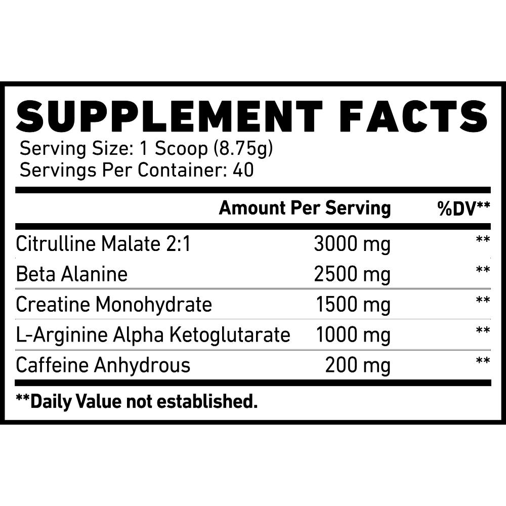Skeleton Nutrition, SPOOKY® PRE-WORKOUT, 350G, 40 Servings