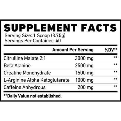 Skeleton Nutrition, SPOOKY® PRE-WORKOUT, 350G, 40 Servings