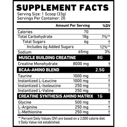 Skeleton Nutrition, Signature MAD FUELGEN® V2, 660g, 20 Servings