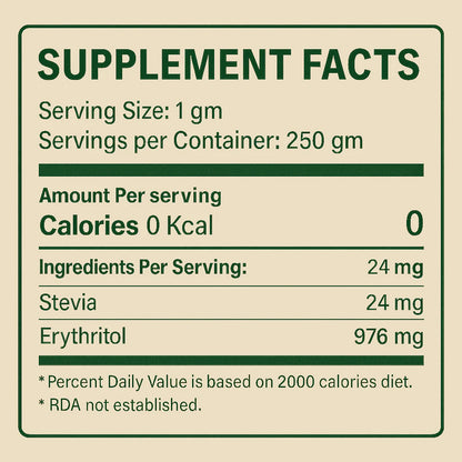 Grène Diet Stevia Sugar Jar