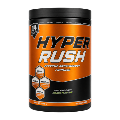 Superior 14, HYPER RUSH, 380G, 40 Servings