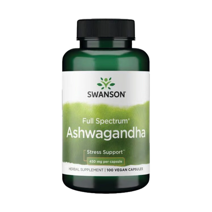 Swanson Vitamins, Ashwagandha, 100 Capsules, 50 Servings