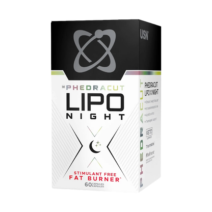USN, Phedra Cut Lipo X Night, Stimulant Free, 60 Capsules, 30 Servings