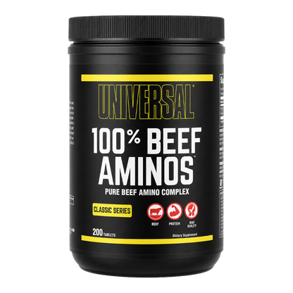 Universal Nutrition, 100% Beef Aminos, 200 Tablets, 66 Servings