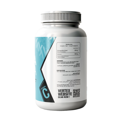 Vertex Nutrition, Ashwagandha, 500mg, 60 Tablets, 60 Servings