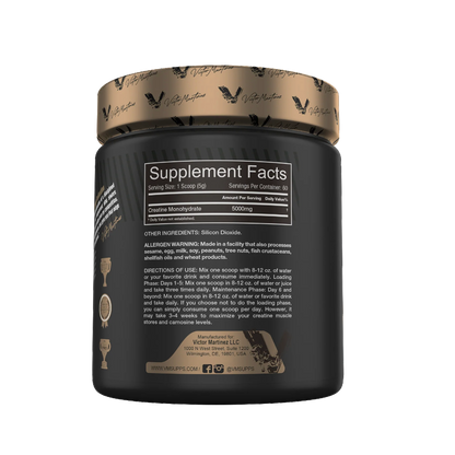 Victor Martinez, Creatine Monohydrate, Unflavored, 300G, 60 Servings
