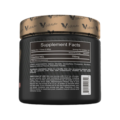 Victor Martinez, Ultra Pure Creatine Hcl, 120G, 120 Servings