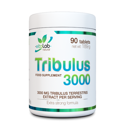 Vitalab Natural, Tribulus 3000, 90 Tablets, 45 Servings