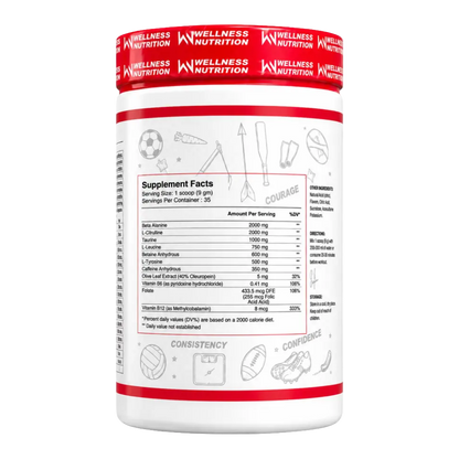 Wellness Nutrition, Beast Core Pre-Workout, 315g, 35 Servings