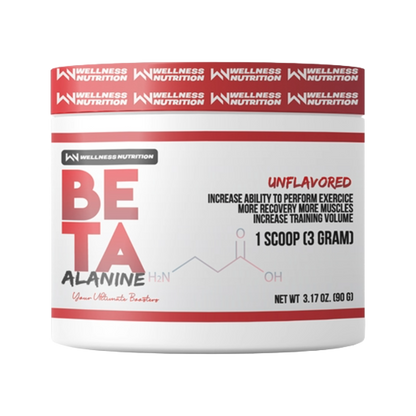 Wellness Nutrition, Beta Alanine, Unflavored, 90g, 30 Servings