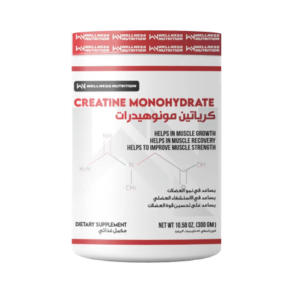 Wellness Nutrition, Creatine Monohydrate, 300g, 60 Servings