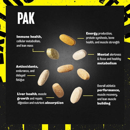 Animal, PAK Ultimate Foundation, Pill Pack, 44 Packs