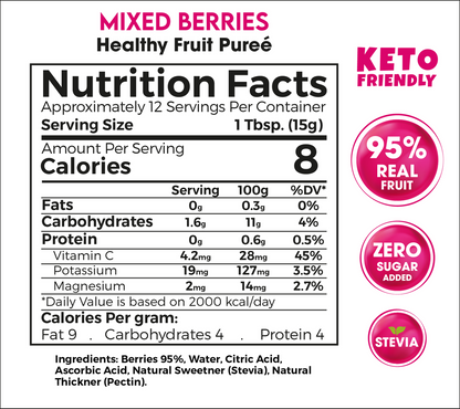 Healthy Mixed Berries Pure Jam