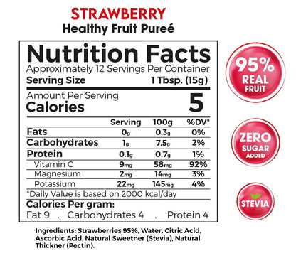 Healthy Strawberry Pure Jam