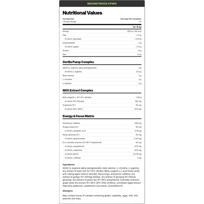 Zoomad Labs, Moonstruck II, 510g, 27 Servings