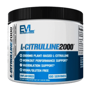EVL, L-Citrulline 2000, Unflavored, 200g, 100 Servings