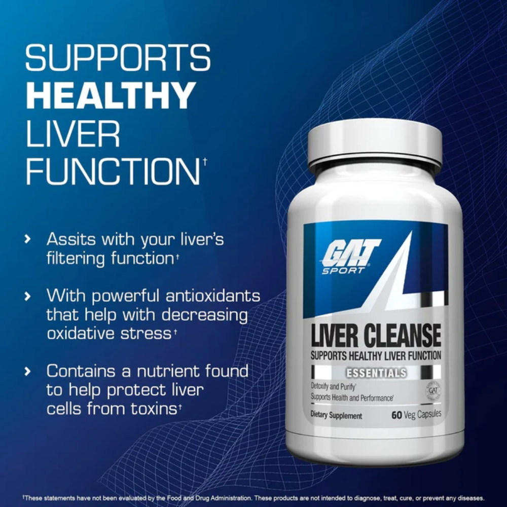 GAT Sports, Liver Cleanse, 60 Veg Capsules, 60 Servings
