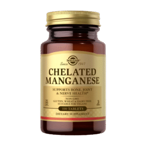 Solgar, Chelated Manganese, 100 Tablets, 100 Servings