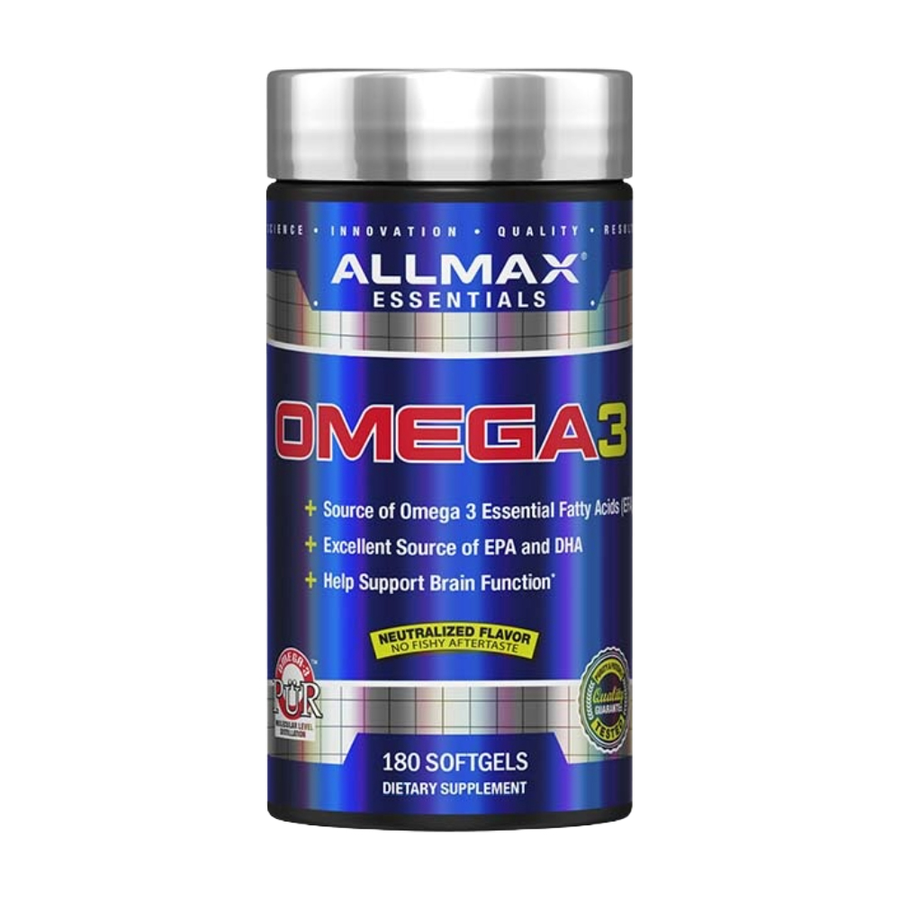 ALLMAX Essentials, Omega 3, 180 Softgels, 180 Servings