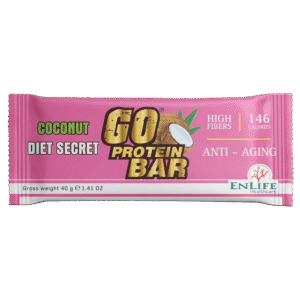 ENLIFE, Go Protein Bar, Diet Secret, 40G, Coconut