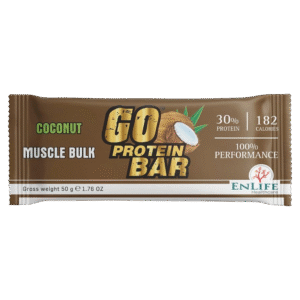 ENLIFE, Go Protein Bar, Muscle Bulk, 50G, Coconut