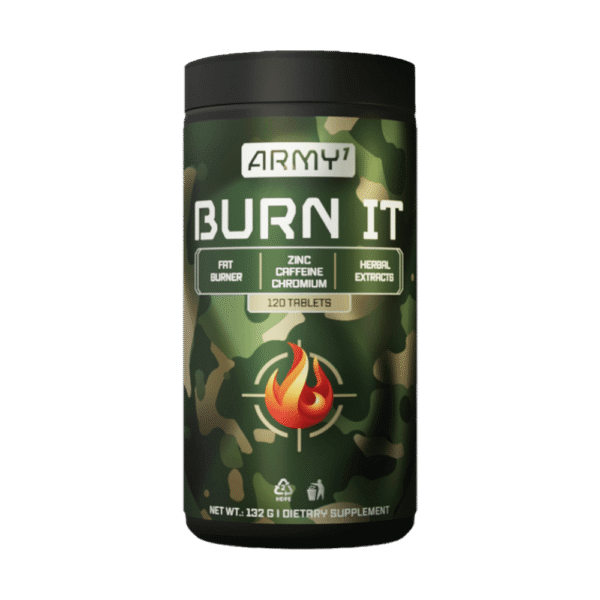 ARMY 1, BURN IT, 120 Tablets, 120 Servings