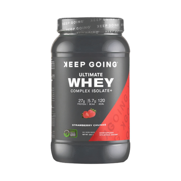 Keep Going, Ultimate Whey Complex Isolate+, 1kg, 30 Servings