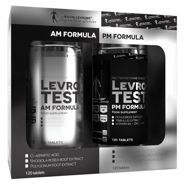 Kevin Levrone, LevroTest AM PM Formula, 2x120 Capsules, 24 Servings