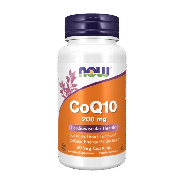 Now Foods, CoQ10, 200mg, 60 Capsules, 60 Servings