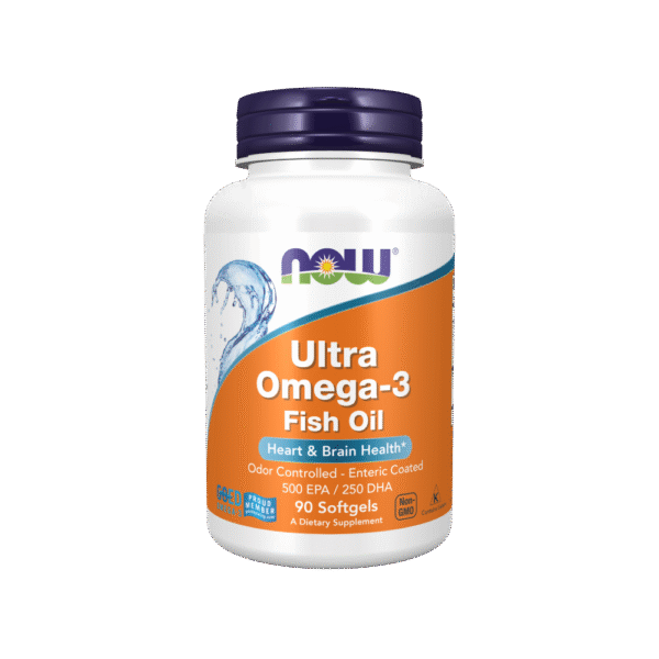 Now Foods, Ultra Omega-3 Fish Oil, 90 Softgels