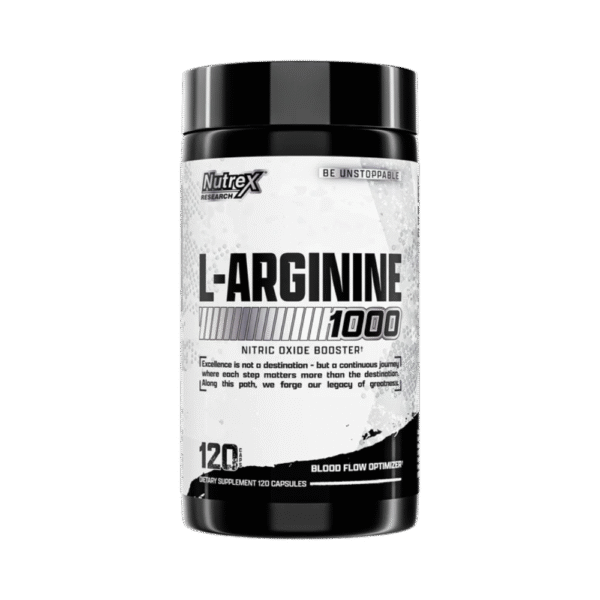 Nutrex Research, L-Arginine 1000, 120 Capsules, 60 Servings