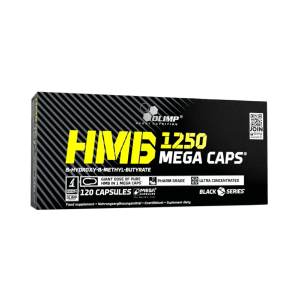 Olimp, HMB 1250 Mega Caps®, 1250mg, 120 Capsules, 120 Servings