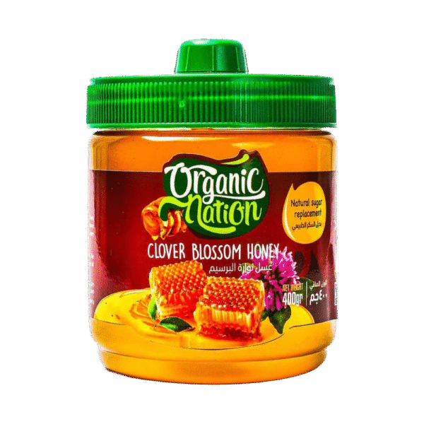 Organic Nation, Clover Blossom Honey, 400g